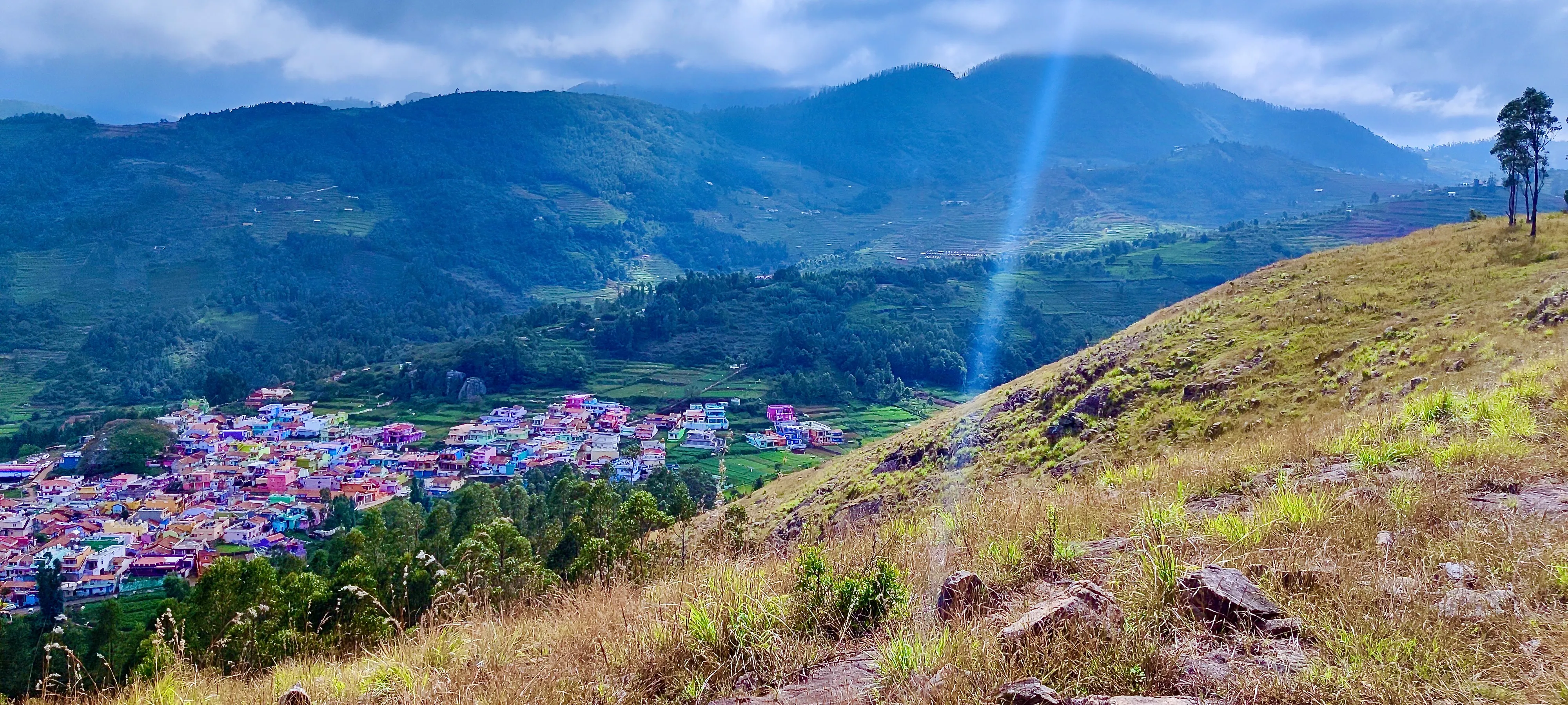 Anikkorai village nestled in the Nilgiri valley